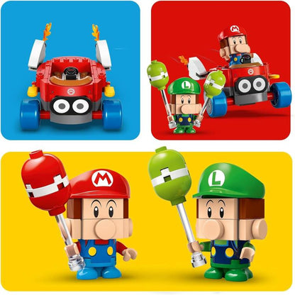 Lego - Super Mario Kart 72034 (Baby Mario Vs Baby Luigi) Set mit Figuren 321 Teile 8+