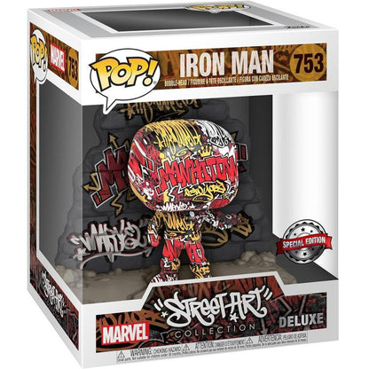 Funko Pop! Marvel Street Art Collection Deluxe - Iron Man (753) Sonderausgabe