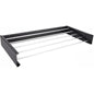 Wall-Mounted Foldable Clothes Drying Rack Indoor/Outdoor Balcony - Black