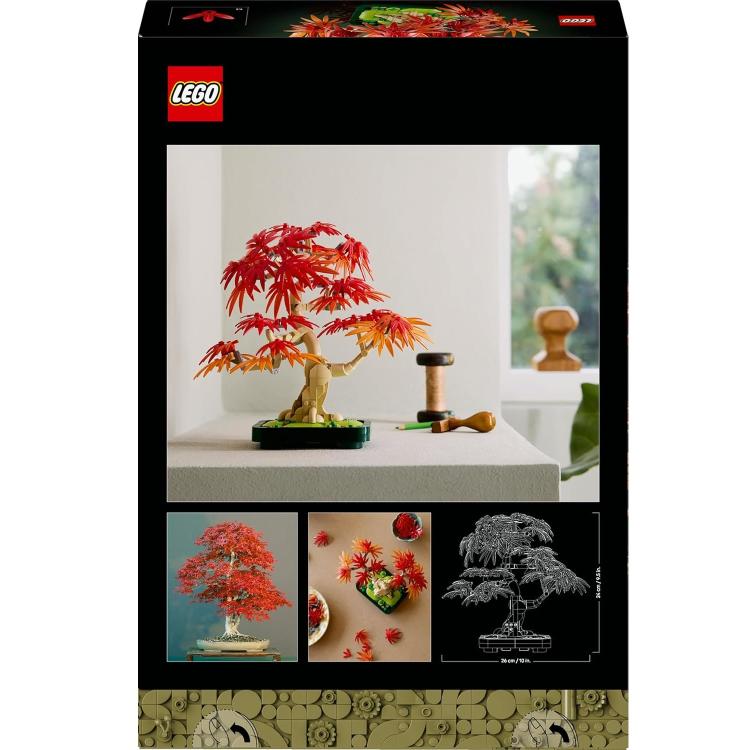 Lego - Blumen 10348 Botanicals Bonsai-Baum Japanischer Roter Ahorn - Set 474Teile 18+