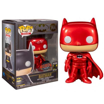 Funko Pop ! Heroes Batman 80Th -(144) Batman Red Suit (Metallic) Special Edition