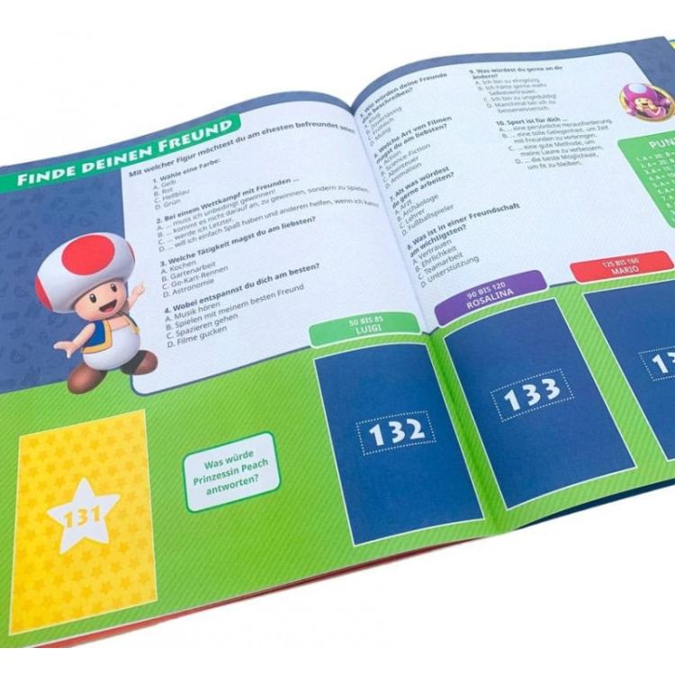 Panini Super Mario: Playtime Stiker Album + 4 Figurine Stickers Interne Omaggio