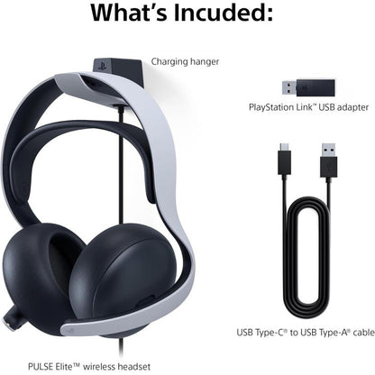 Sony Pulse Elite Playstation 5 Wireless-Kopfhörer mit Mikrofon PS5 Headset (Weiß)