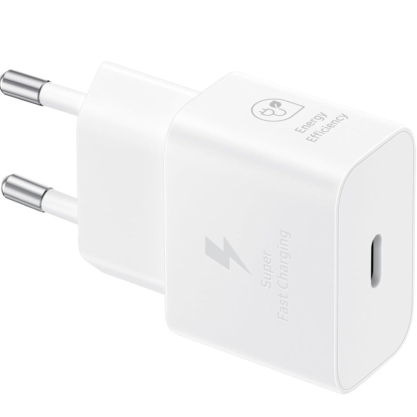 Samsung EP-T2510X Original 25W Ladegerät, USB-C Anschluss – Ladegerät (mit Kabel), Weiß