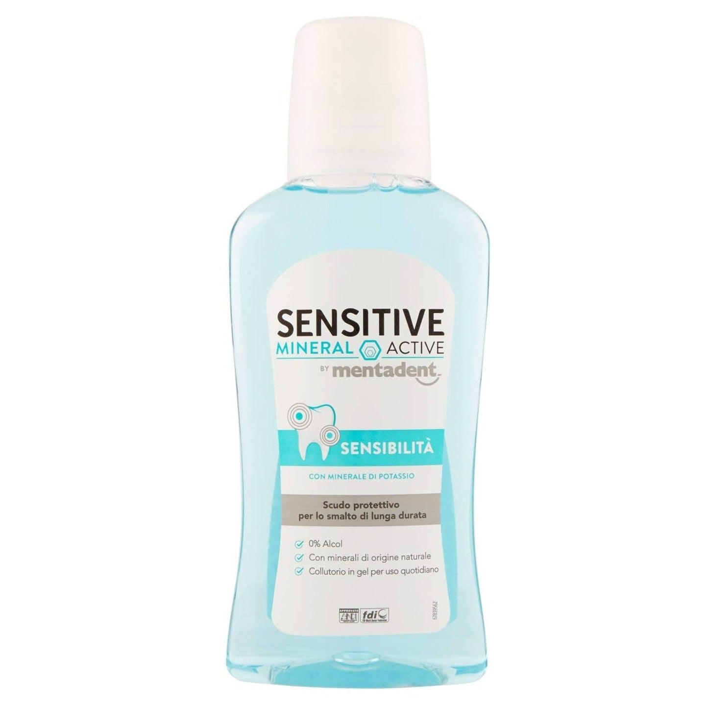 Mentadent Mundspülung Sensitive Mineral Active Schutz für empfindliche Zähne 300ml