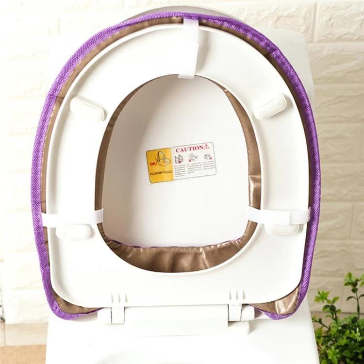 Copri Sedile Wc In Tessuto Cuscino Copriwater Seduta Universale Lavabile Bagno