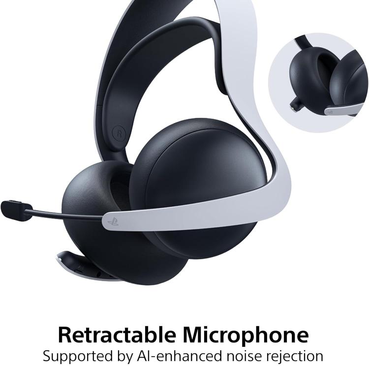 Sony Pulse Elite Playstation 5 Wireless-Kopfhörer mit Mikrofon PS5 Headset (Weiß)