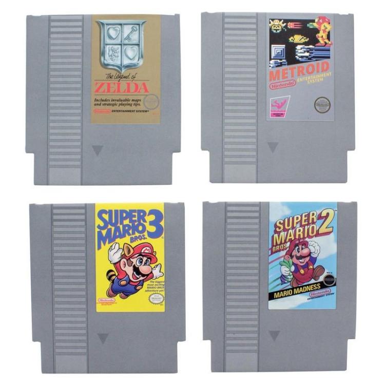 Paladone - Nintendo-Untersetzer (NES-Coaster) 8er-Set Retro-Nerd-Untersetzer