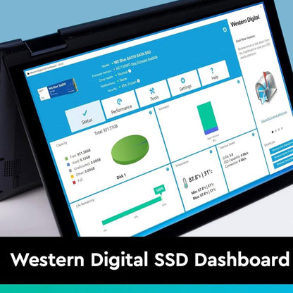 WD Blue SSD 2.5" 1TB Internal 2.5" 7mm SA510 HDD SATA Hard Disk Computer 560MB/s