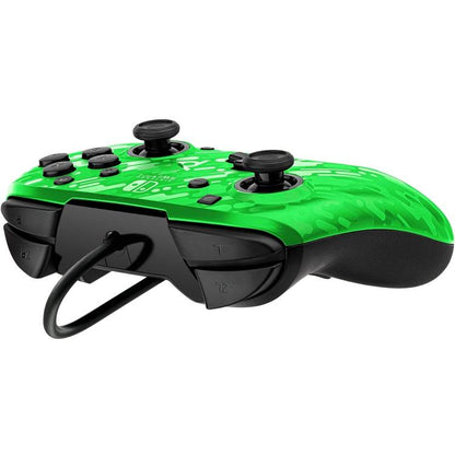 PDP Controller Wired Nintendo Switch Kabelgebunden Faceoff Deluxe Audio Grün