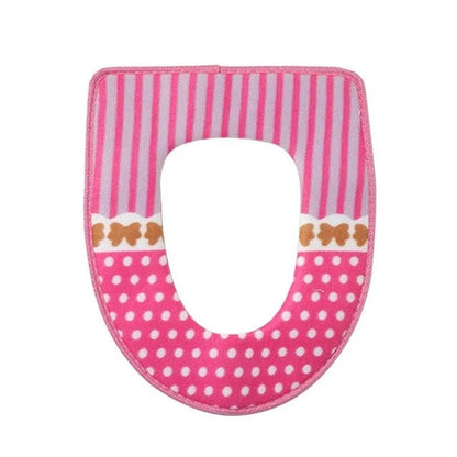 Copri Sedile Wc In Tessuto Cuscino Copriwater Seduta Universale Lavabile Bagno
