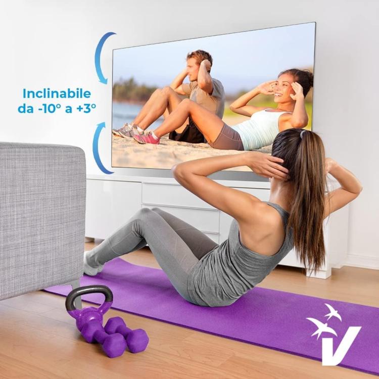 Vultech Lite TV-Wandhalterung Monitorhalterung Gelenkarm Neigbar 23"-43"