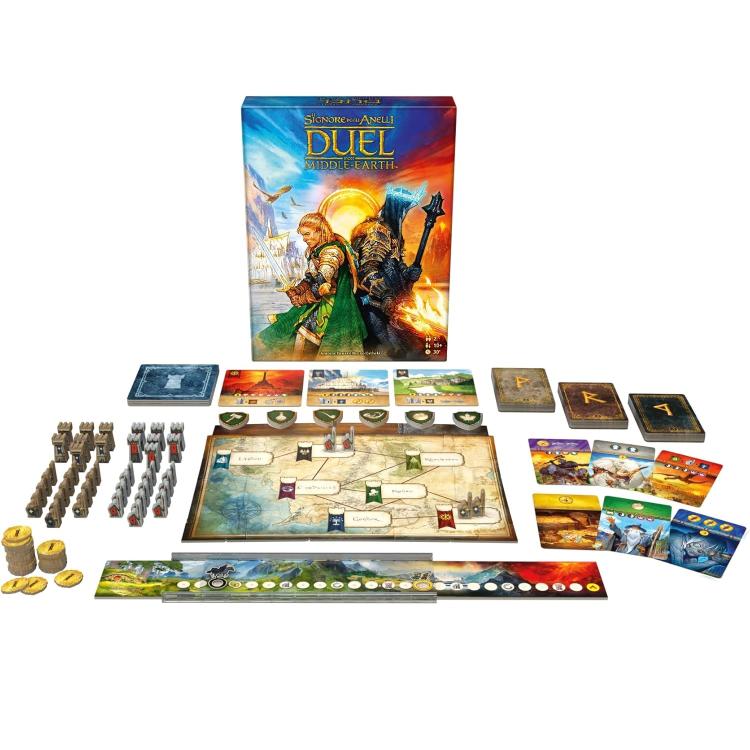 Asmodee - Der Herr der Ringe: Duell um Mittelerde - Brettspiel 10+