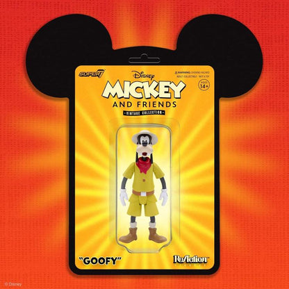 Super7 Disney Mickey & Friends Pippo "Goofy" Action Reaction Figure Topolino 9Cm