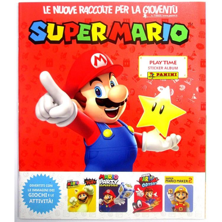 Panini Super Mario: Starter Pack Playtime Sticker-Album + 5 Tüten mit Stickern