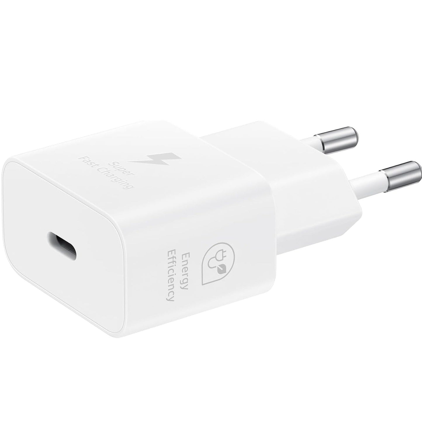 Samsung EP-T2510X Original 25W Ladegerät, USB-C Anschluss – Ladegerät (mit Kabel), Weiß