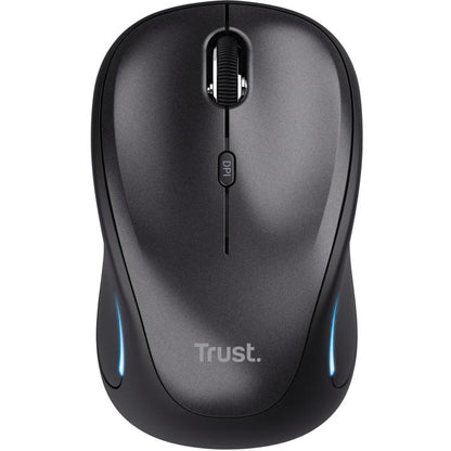 Trust Maus Yvi FX Beleuchtete LED RGB Kabellose Beidhändige Optische 1600 DPI Schwarz