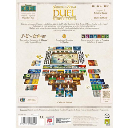 Asmodee - Der Herr der Ringe: Duell um Mittelerde - Brettspiel 10+