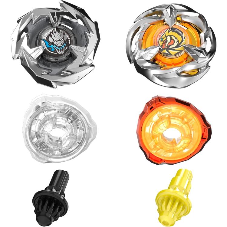 Hasbro - Beyblade X (2er-Pack Kreisel) Gale Wyvern 3-60T & Sword Dran 3-80B