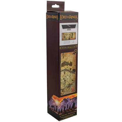 The Lord Of The Rings “Mappa Della Terra Di Mezzo” Tappetino Tastiera Mouse Xxl