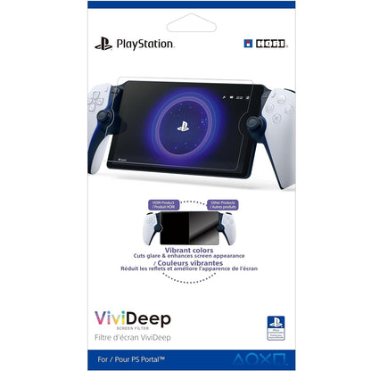 HORI ViviDeep - Displayschutzfolie für PlayStation Portal Remote Player – Offiziell von Sony lizenziert