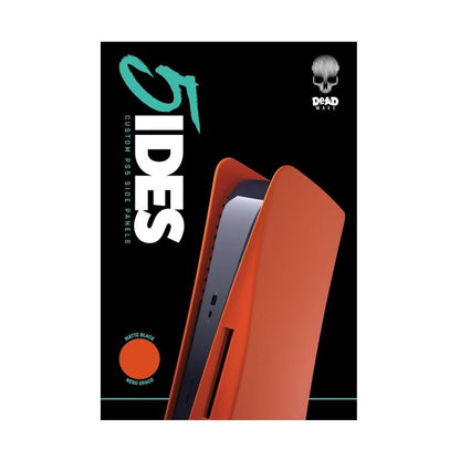 Dead Wave (5Ides) Seitenabdeckung Konsole PS5 Disk Laufwerk Hülle Orange