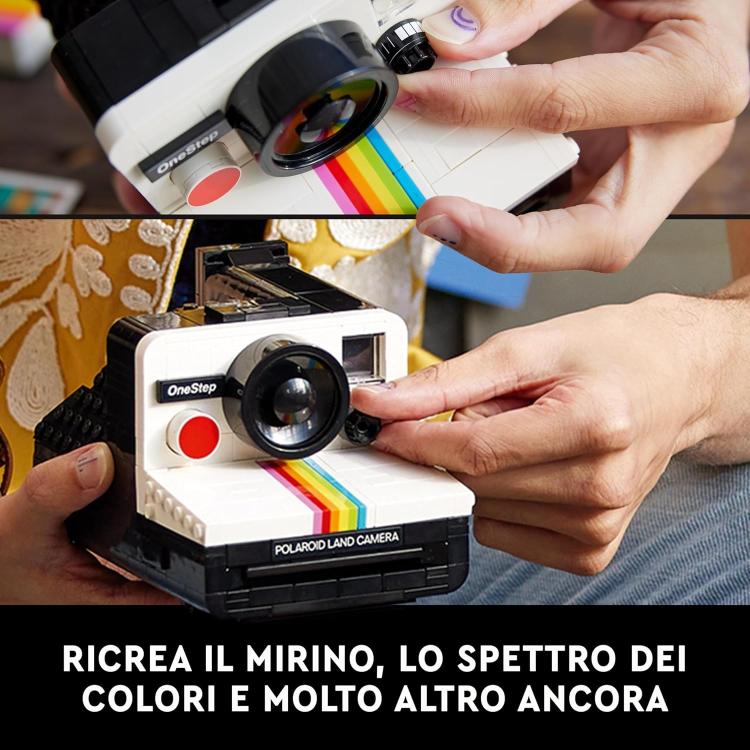 Lego - Ideas 21345 Polaroid OneStep SX-70 Kamera Vintage Bausatz 516 Teile