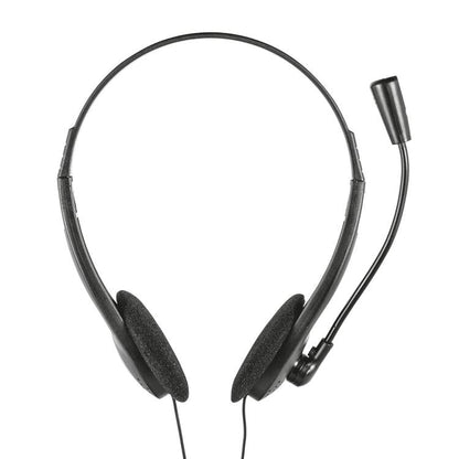 Trust Primo Cuffie Chat Microfono Leggere 3,5Mm Cavo 1,8M Auricolari Pc Ufficio