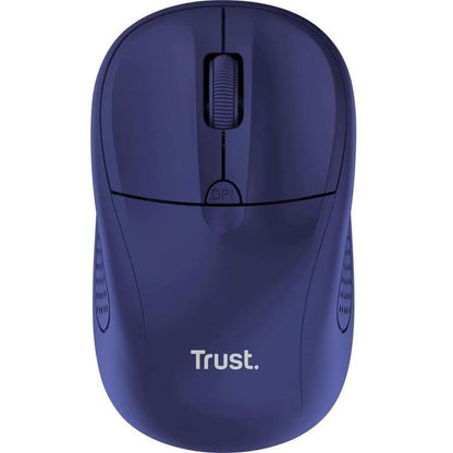 Trust Mouse Primo Kabellos Kompakt Beidhändig Optisch 1600 DPI Dunkel Matt Blau