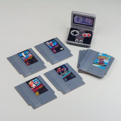 Paladone - Nintendo-Untersetzer (NES-Coaster) 8er-Set Retro-Nerd-Untersetzer