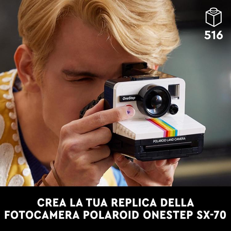 Lego - Ideas 21345 Polaroid OneStep SX-70 Kamera Vintage Bausatz 516 Teile