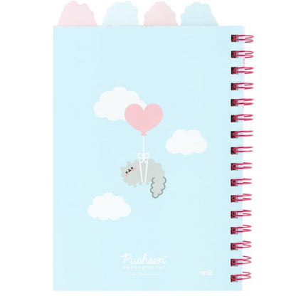 Notizbuch A5 (Pusheen the Cat Purrfect) Love Collection Ringbuch Gepunktet Unterteilt in Abschnitte mit 4 Trennern und Weichem Einband, 160 Seiten | Schulbedarf, Persönliches Tagebuch