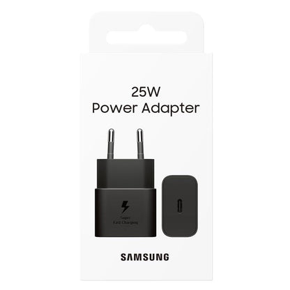 Samsung Caricatore Originale 25W USB-C Type-C Caricabatterie Fast EP-2510N Nero