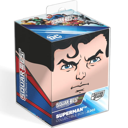 Squaroes Justice League JL003 (Superman) Box Collezione Scatola Porta Mazzo Carte TCG