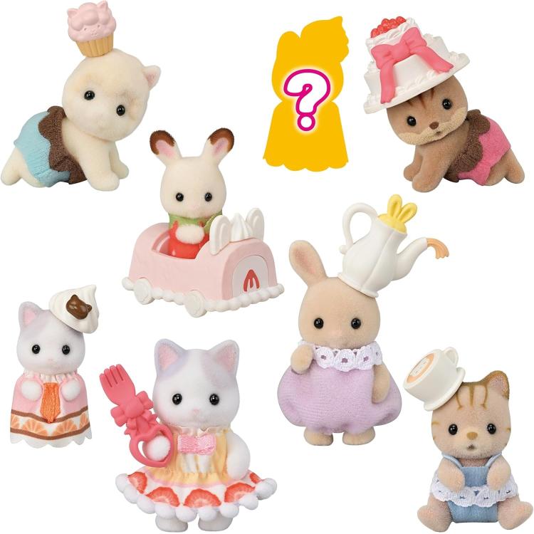 Sylvanian Families Baby Dolci In Forno (Box 16 Buste) Figure Case Delle Bambole
