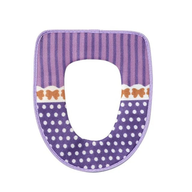 Copri Sedile Wc In Tessuto Cuscino Copriwater Seduta Universale Lavabile Bagno