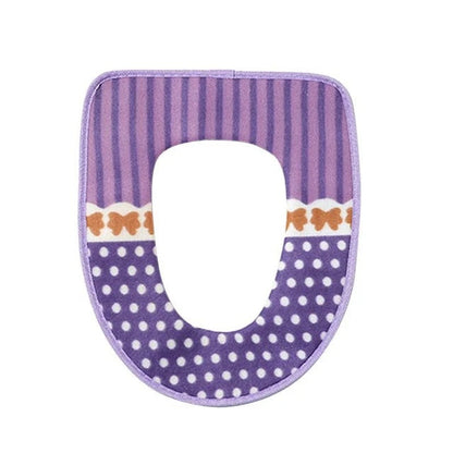 Copri Sedile Wc In Tessuto Cuscino Copriwater Seduta Universale Lavabile Bagno