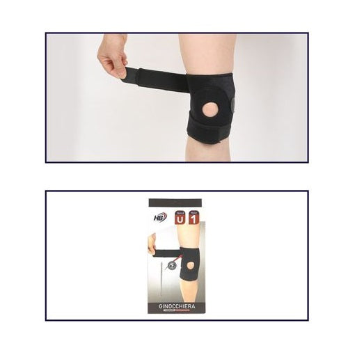 Knieorthese Verstellbare Kniestütze mit Seitenstabilisatoren