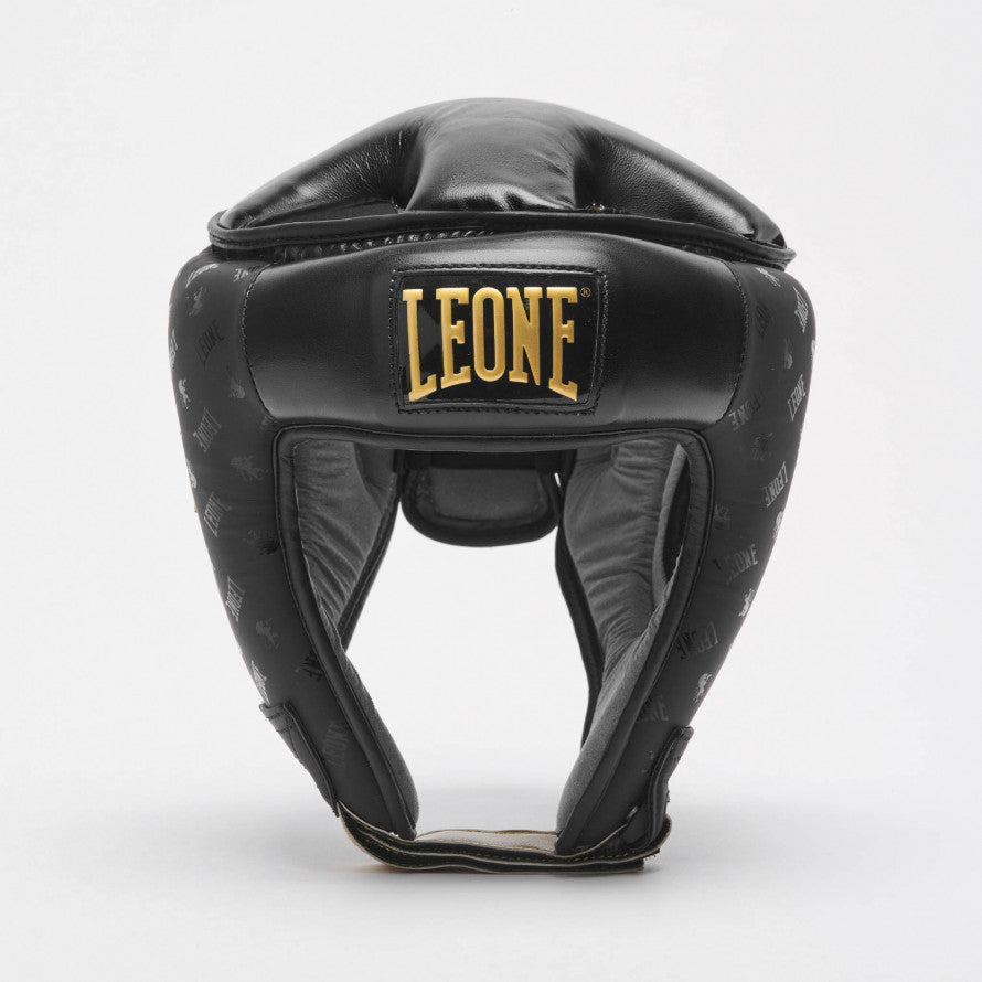 Leone Casco Boxe DNA CS444 Nero: Protezione Anti-Shock e Stile Elegante