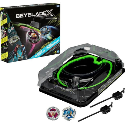 Hasbro - Beyblade X (Set Da Combattimento Xtreme) Battle Beystadium + 2 Trottole