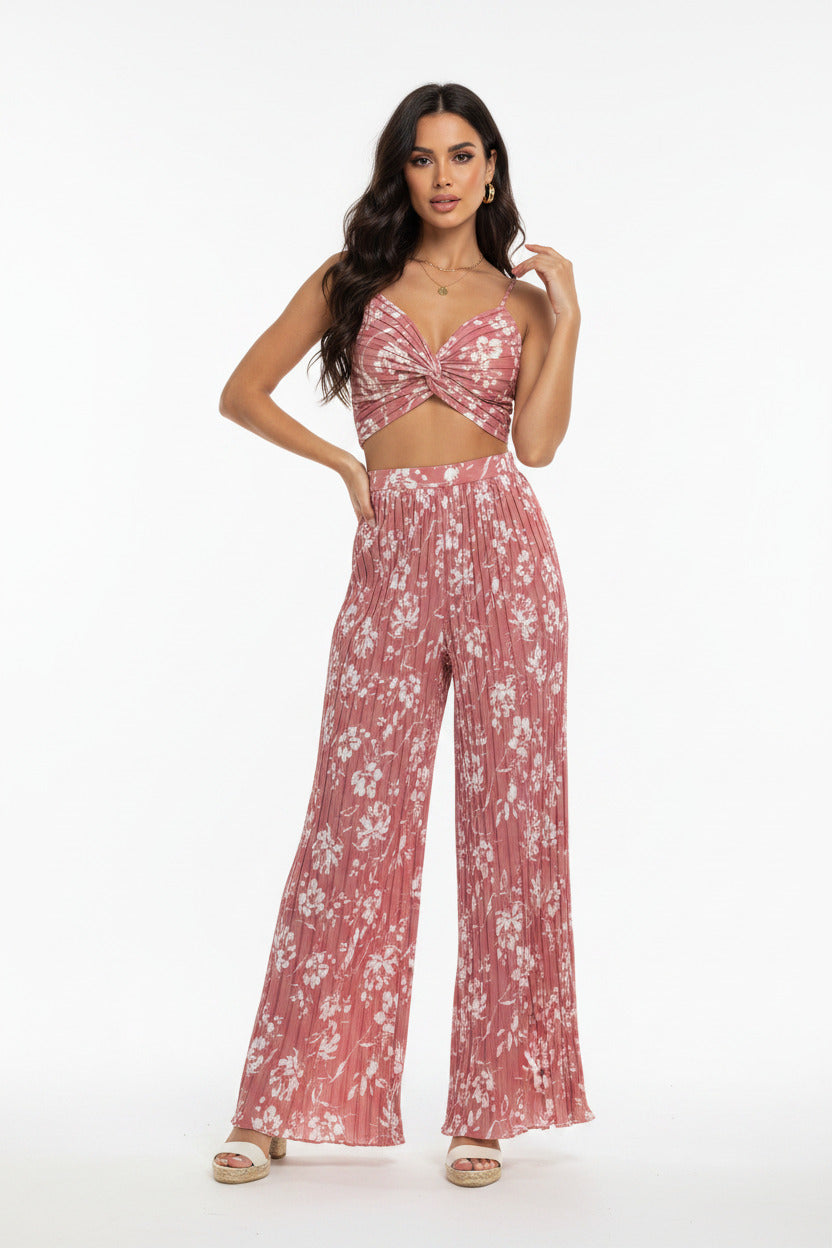 Abito Due Pezzi Donna con Scollo a V – Completo Elegante e Estivo