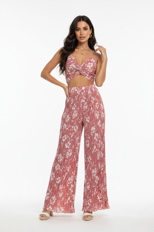 Abito Due Pezzi Donna con Scollo a V – Completo Elegante e Estivo