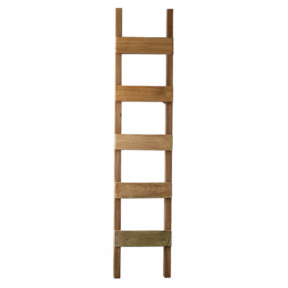 Fioriera Chelsey in Legno Riciclato, Marrone, Forma Rettangolare, 35x10x170 cm