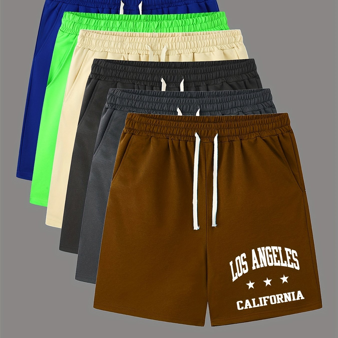 Pantaloncini Comodi Con Stampa Di Lettere, Pantaloncini Da Uomo Casual Leggermente Elasticizzati Con Coulisse In Vita Per Il Resort Estivo Sulla Spiaggia Di Pallacanestro
