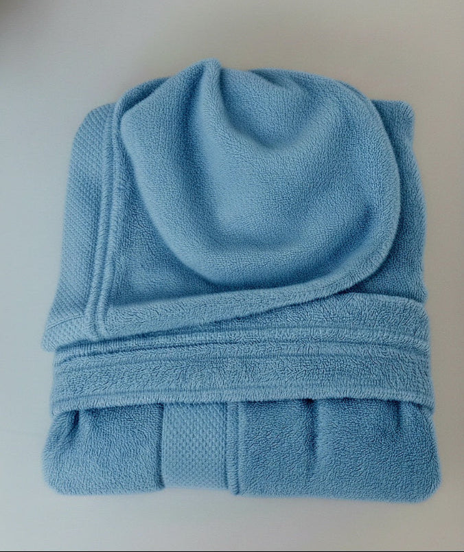 Accappatoio Spugna Cotone 500g Cappuccio Koet Uomo Donna Hotel Spa