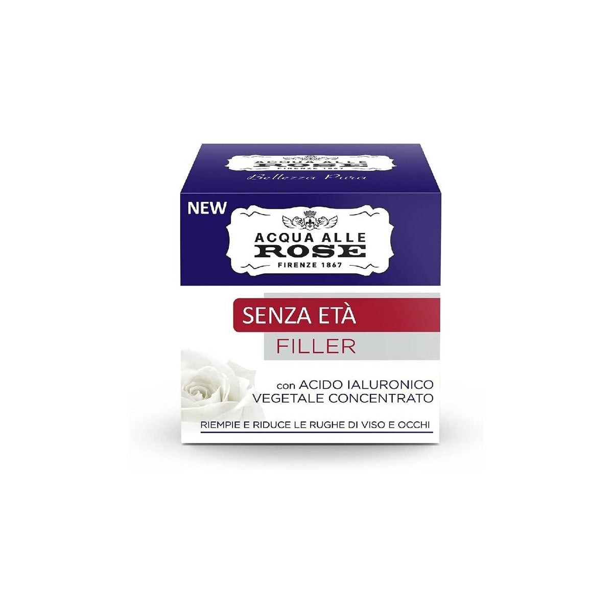Acque alle Rose Senza Età Crema Viso Filler Acido Ialuronico – Filler Anti-Età Levigante