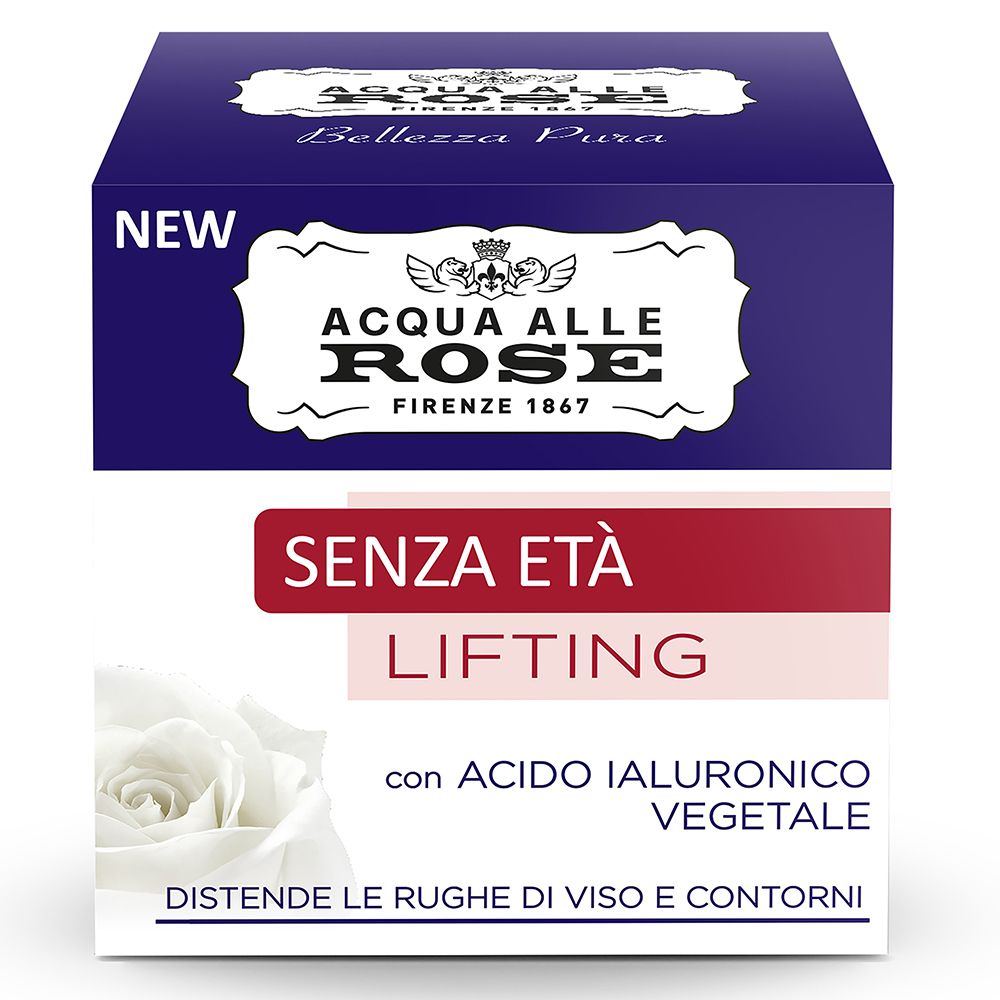 Acque alle Rose Senza Età Crema Viso Lifting Acido Ialuronico – Lifting Anti-Età Rassodante