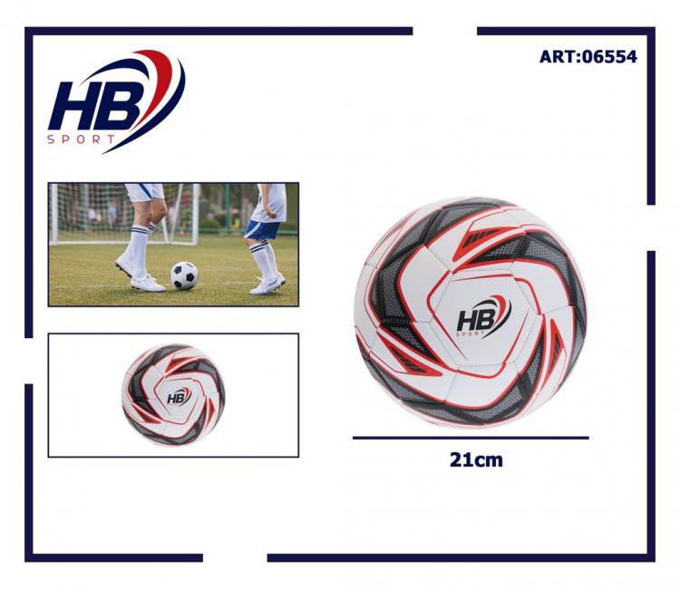 Pallone Calcio Palla Da Calcetto Football Misura 5 Regolamentare Ø 21Cm - Bianco
