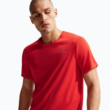 Nike Miler DV9315-696 Maglia Running Uomo Light Crimson
