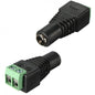 FEMALE SCREW POWER ADAPTER CONNECTOR for CAMERAS and LEDs